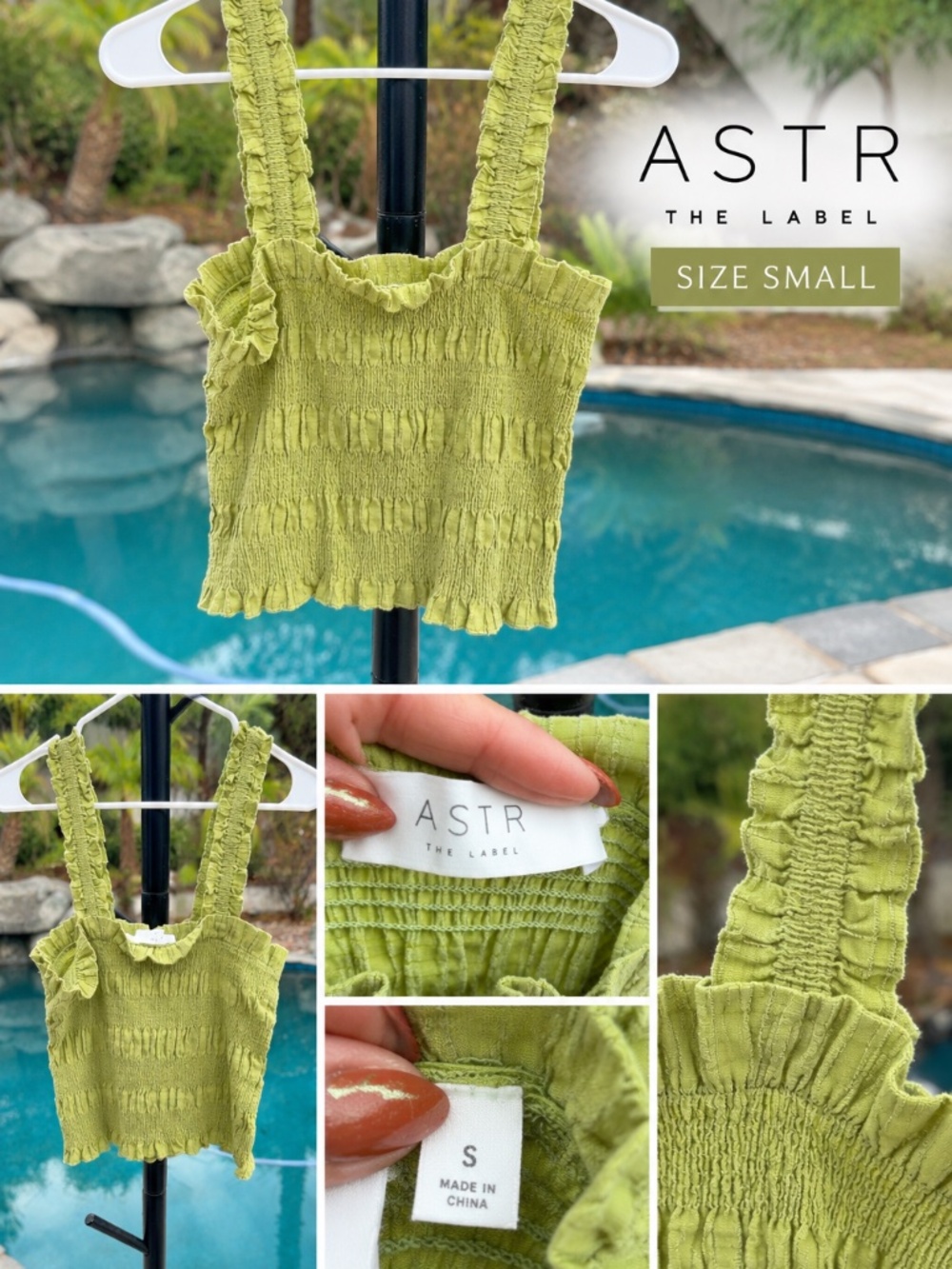 ASTR the label green tank